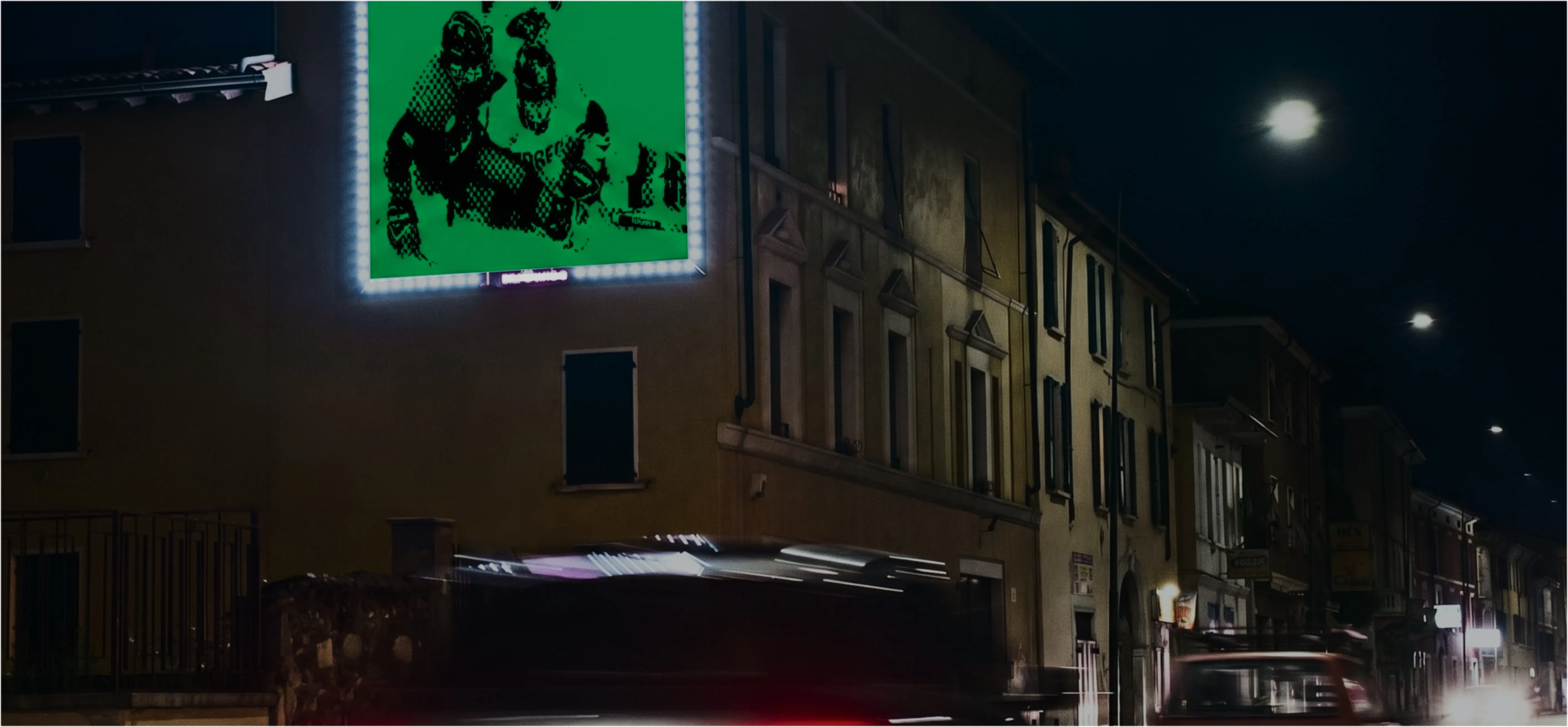 Human Impact frame in Brescia